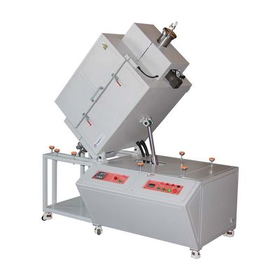 1200C كبير عمودي الدوار واحد المنطقة أنبوب الفرن مع OD300mm أنبوب معدني