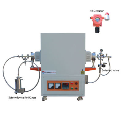فرن أنابيب الهيدروجين 1700C مع أنابيب الألومينا بحجم OD60mm