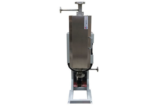 فرن الأنابيب المزدوجة العمودية 1200C مع أنابيب معدنية OD60mm