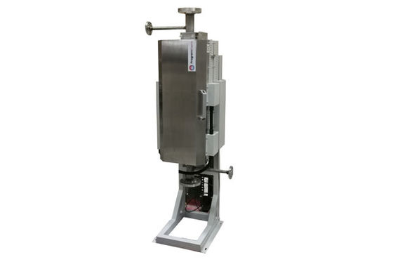 فرن الأنابيب المزدوجة العمودية 1200C مع أنابيب معدنية OD60mm